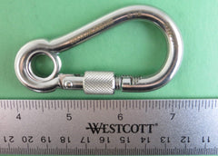Durable marine-grade stainless steel resisting rust in harsh environments.