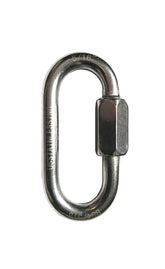 US Stainless 316 quick link marine-grade close-up showing corrosion resistance