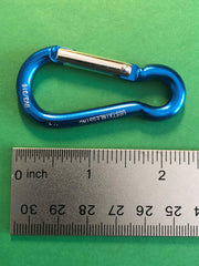 US Stainless aluminum spring hook close-up highlighting aircraft-grade 7075 construction and smooth action