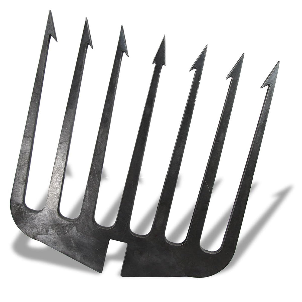 USA Knifemaker Supply ice fishing spear tip for shaft attachment and rope retrieval