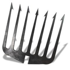 USA Knifemaker Supply ice fishing spear tip for shaft attachment and rope retrieval
