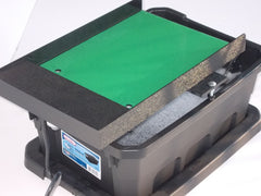 USA Prospector Miller Table crossbar detail improves stability during operation