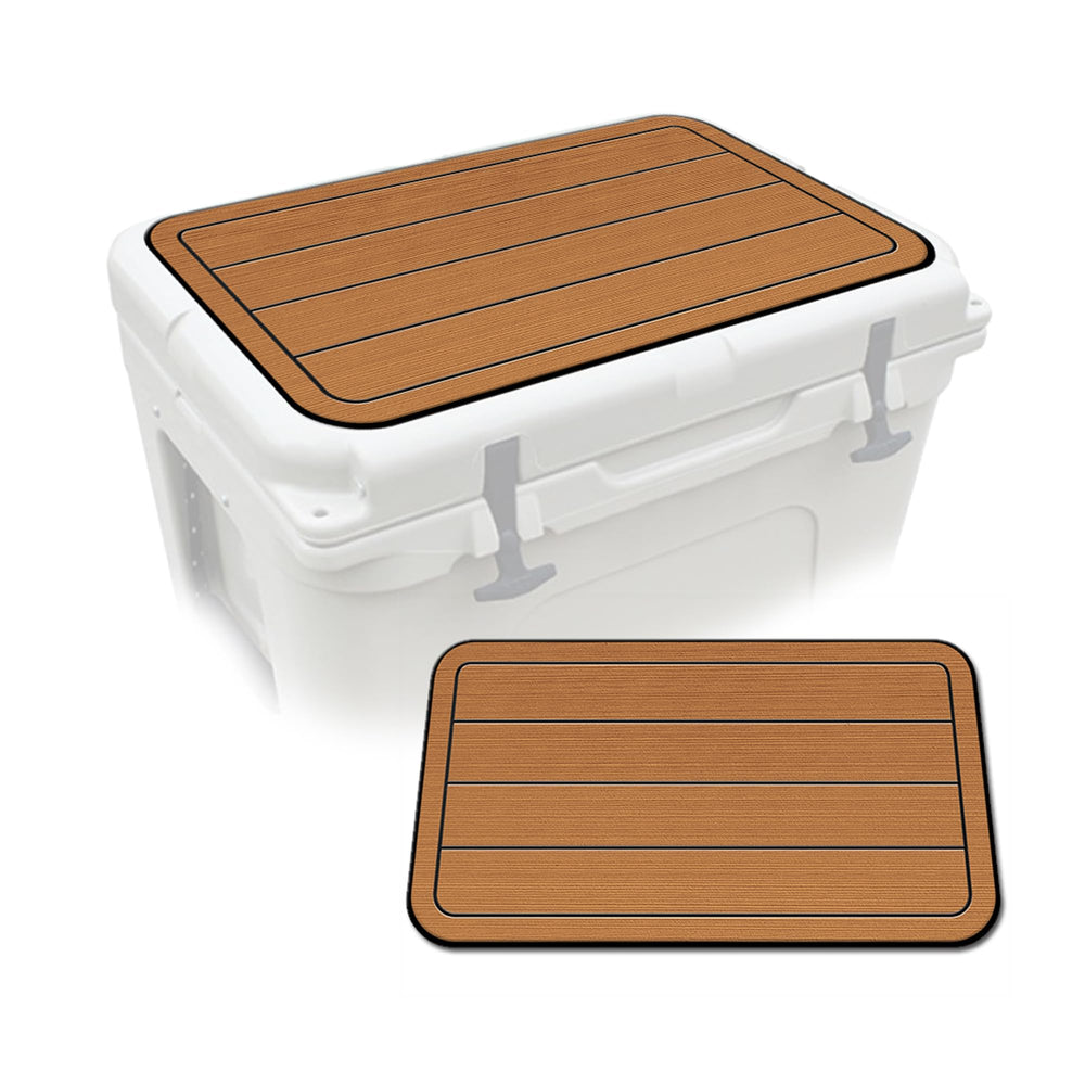 USATuff SeaDek EVA Mat on YETI Tundra for non-slip outdoor comfort.
