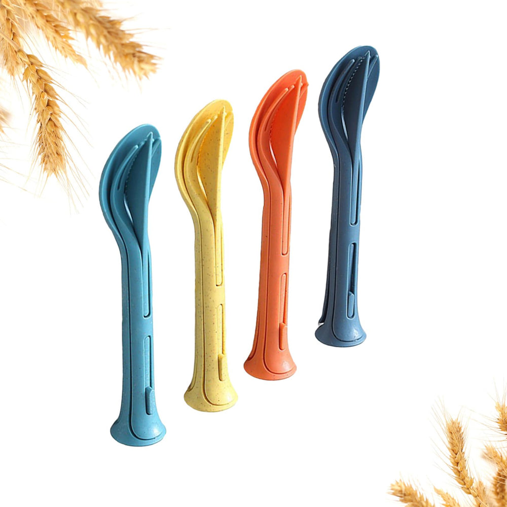 USemporium compact utensils set folded together for easy travel and storage