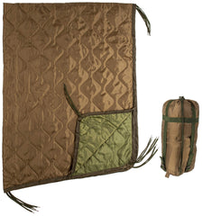USGI Industries Woobie Blanket folded in compression sack for compact transport