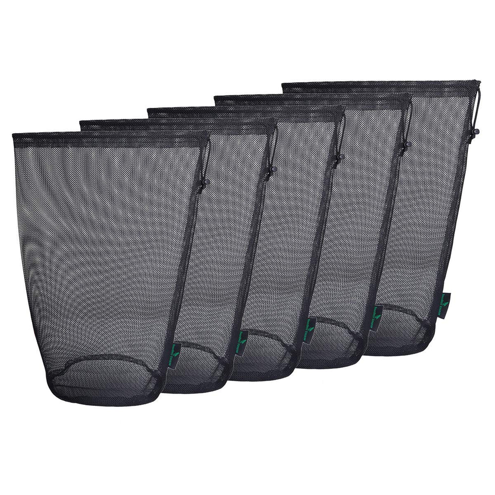 usharedo BVP01XL nylon mesh bag with drawstring keeps items secure while traveling