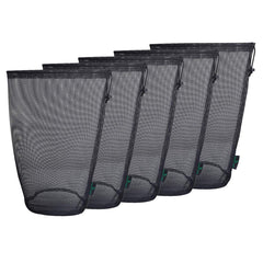 usharedo BVP01XL nylon mesh bag with drawstring keeps items secure while traveling