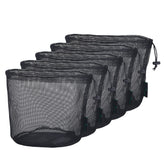 usharedo nylon mesh bag with drawstring closure for secure on-the-go storage