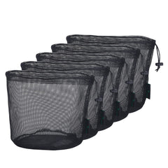 usharedo nylon mesh bag with drawstring closure for secure on-the-go storage