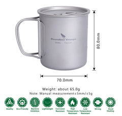 usharedo titanium pot highlighting corner handles to prevent slip during hanging or carrying