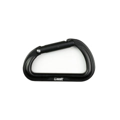 ust Aluminum Carabiner Multitools in black for quick gear attachment on outdoor adventures.