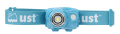 UST Brila 580 headlamp rechargeable battery pack included for continuous power.