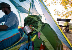 ust KLIPP Biner Mug 1.0 close-up of rolled rim for comfortable sipping during hikes.