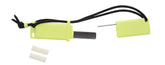 ust StrikeForce Fire Starter with Tinder compartment keeps tinder ready for rapid lighting
