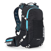 USWE Flow 25L backpack with back protector for MTB protection