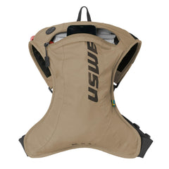 USWE Outlander Moto harness view in sand showing bounce-free stability for riders