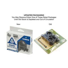 UTG Leapers RGWM-25H4 two-piece rings ensure a secure scope fit on rails.