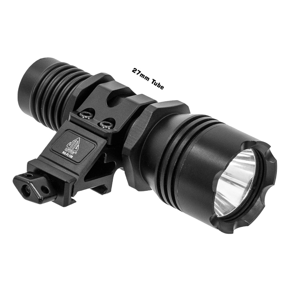 Lightweight aluminum construction with anodized black matte finish