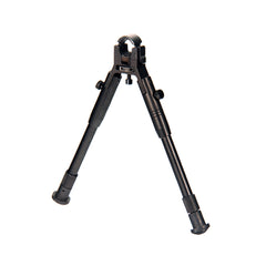 UTG New Gen Reinforced Bipod close-up shows the precision adjustment wheel for diverse barrels.