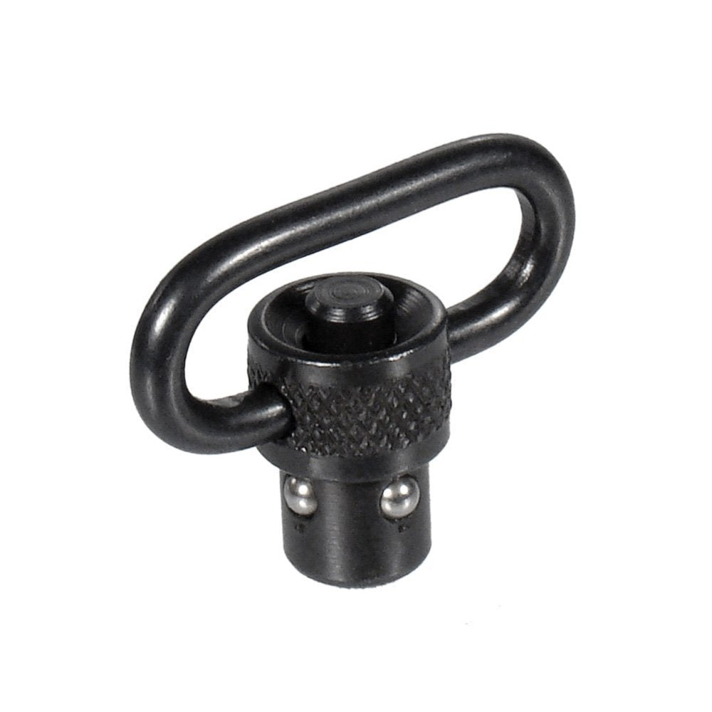 UTG push-button QD sling swivel with 1-inch loop in black finish