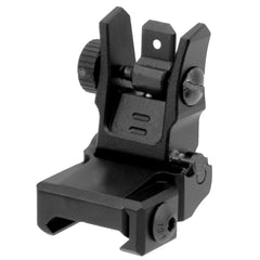 Rear sight illustrating windage adjustment feature