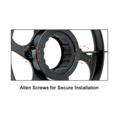 Close-up of UTG New Gen 60mm big wheel