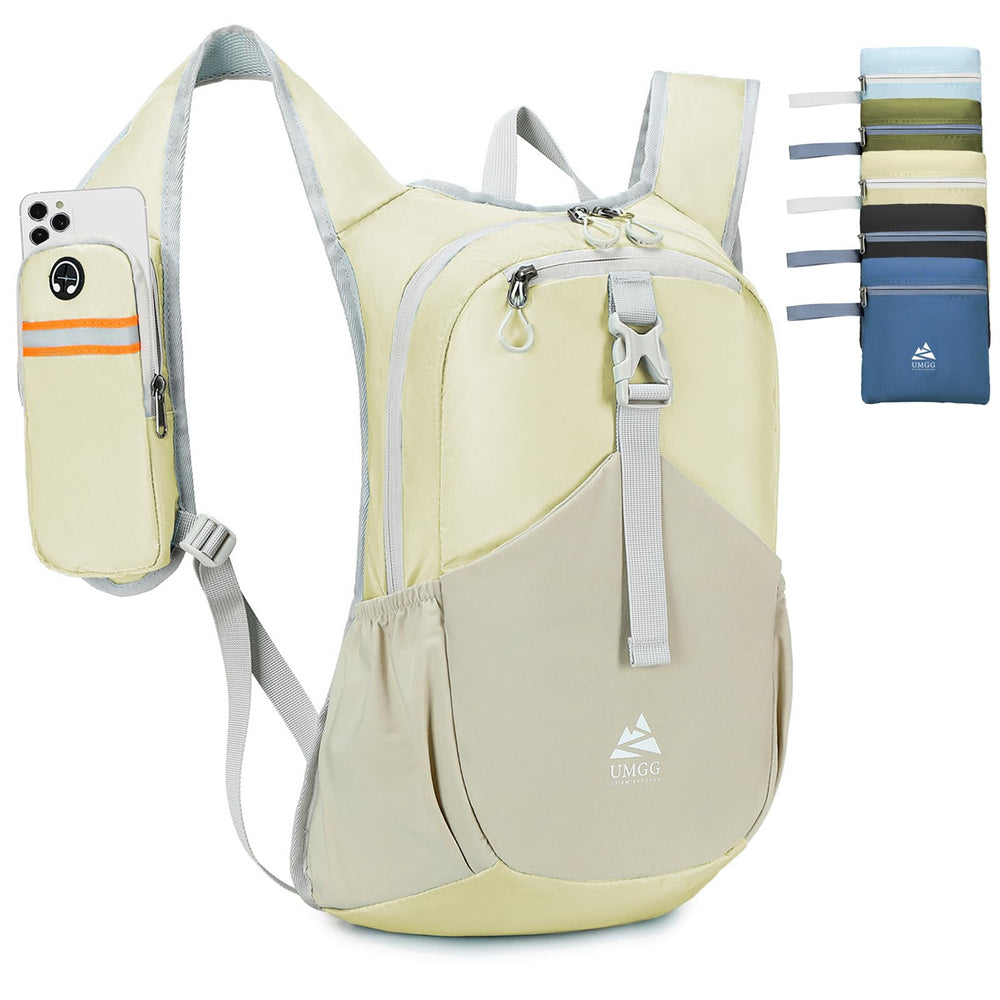 UtiaMiaoGonGo 15L backpack front view for day trip comfort.