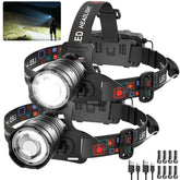 UUYEE headlamp bright beam for clear night visibility during camping.