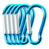 uxcell carabiner teal keychain clip design for versatile daily use
