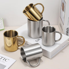 uxcell dishwasher-safe stainless steel mug for easy cleaning