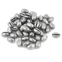 uxcell egg-shaped lead fishing weight for stable line casting in wind
