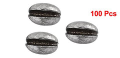 uxcell lead egg-shaped fishing weights ideal for quick sinking