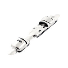 uxcell reel seat adjustable geared in silver-tone and black for secure reel mounting