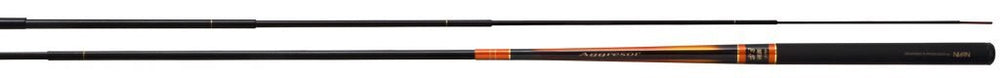 Uzaki Nissin Aggressor Thunder Fang 2707 front view, portable stream fishing rod.