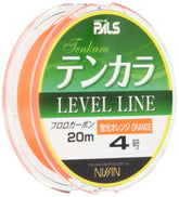 Uzaki Nissin Onilyu Tenkara Line orange visibility closeup highlights high-contrast color for spotting strikes