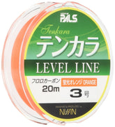 Uzaki Nissin Oniryu Tenkara Line 20m orange for precise casts and high visibility.