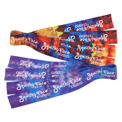 Squishy Face Studio Lure Value Pack for Flirt Pole V2 – Rainbow and Purple/Blue Tie Dye non-squeaker lures, 12.5 inches