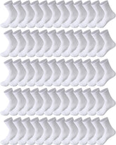 Vabean 60-pairs crew socks pack shown for bulk daily wear