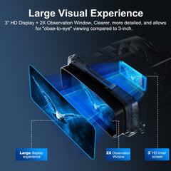VABSCE Large display supports comfortable playback and review of footage.