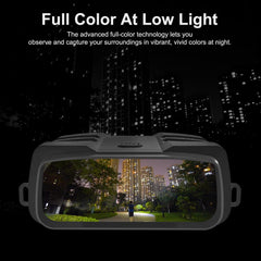 VABSCE night vision binoculars IR display highlights color and clarity in dim conditions