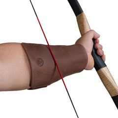 Valhalla Gear archery arm guard with adjustable straps for a secure fit