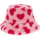 VALICLUD Love Fisherman Hat close-up of fuzzy fur for warmth