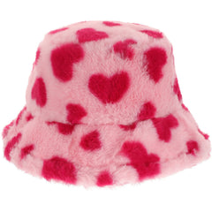 VALICLUD Love Fisherman Hat close-up of fuzzy fur for warmth