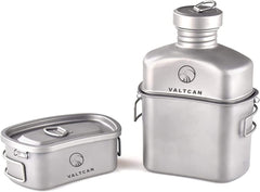 Valtcan mess kit 750ml cup ready for boiling and eating on adventures