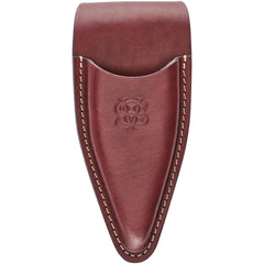 Pliers with lanyard attached in leather sheath