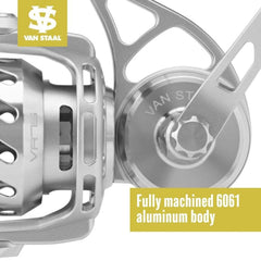 Van Staal VR bail-less conversion kit enables flexible fishing setups.