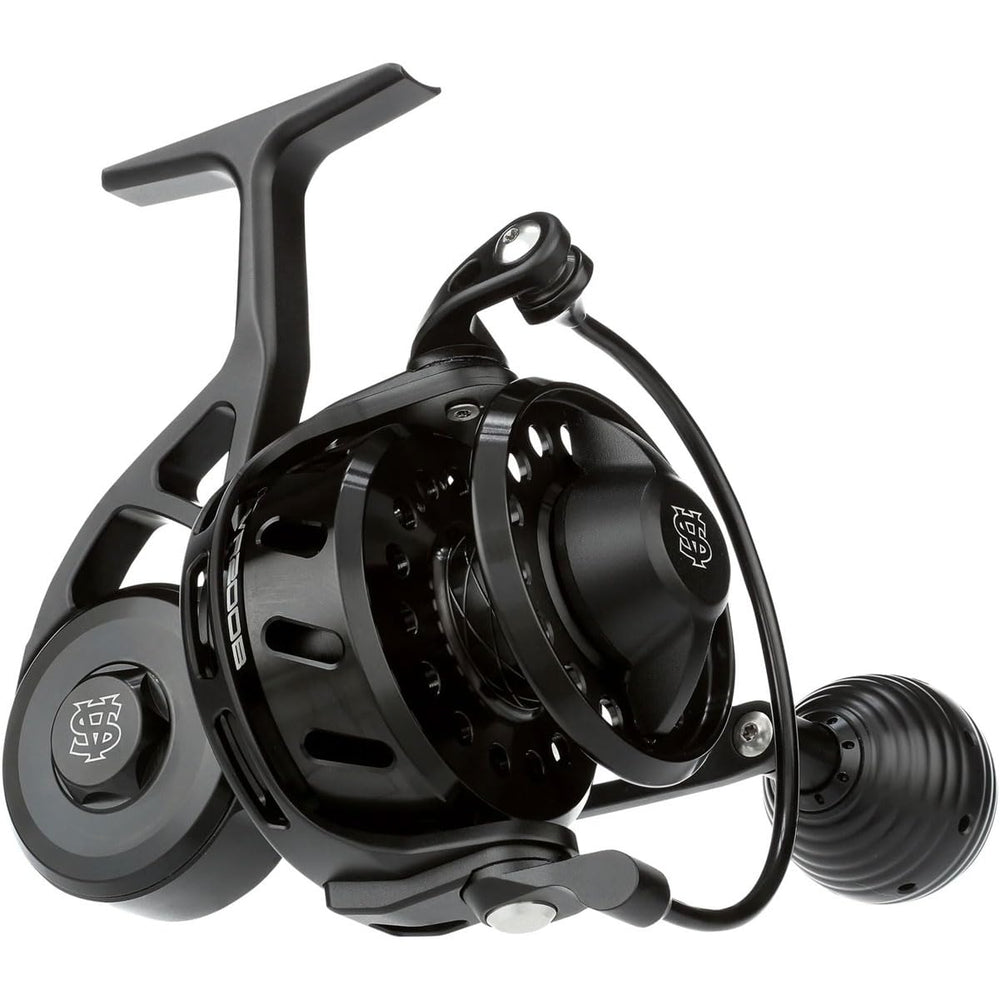 Van Staal VR200B bail spinning reel shown for saltwater use with a rugged sealed design