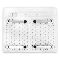 Vandue built-in cup holder and knife slots, organized prep station