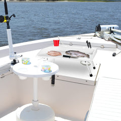 Vandue HDPE top table, durable weatherproof prep tray for outdoor use