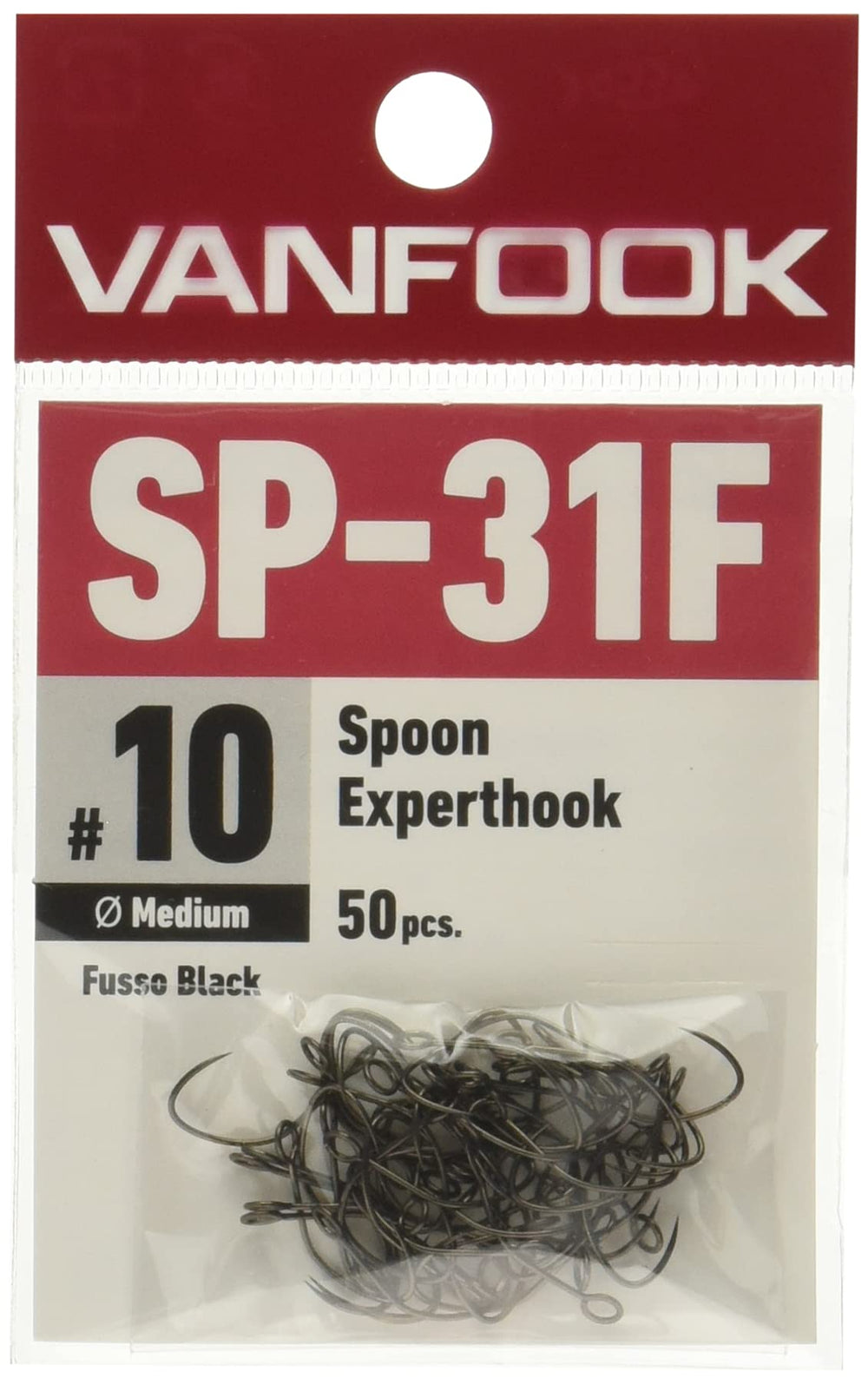 VanFook 38972 Spoon Experthook Medium SP-31F Fusso Black catching subtle bites.